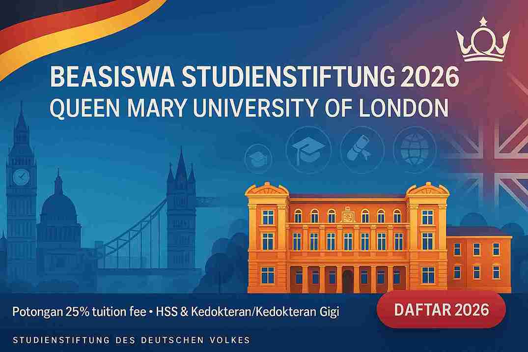 UK Queen Mary University of London — Studienstiftung Scholarship 2026