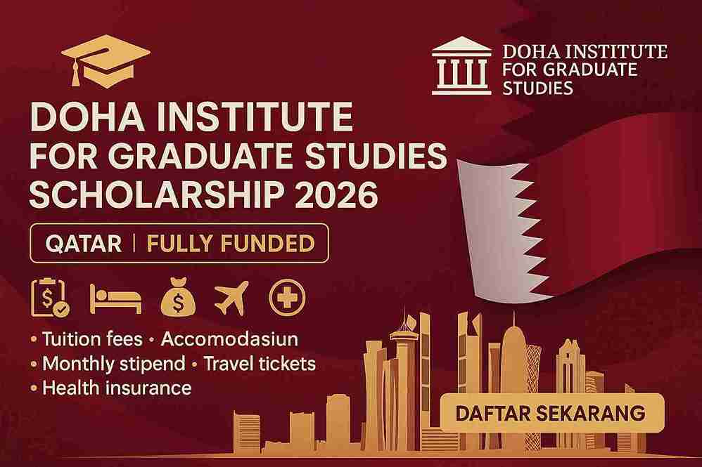 Beasiswa Doha Institute for Graduate Studies 2026 di Qatar — Fully Funded