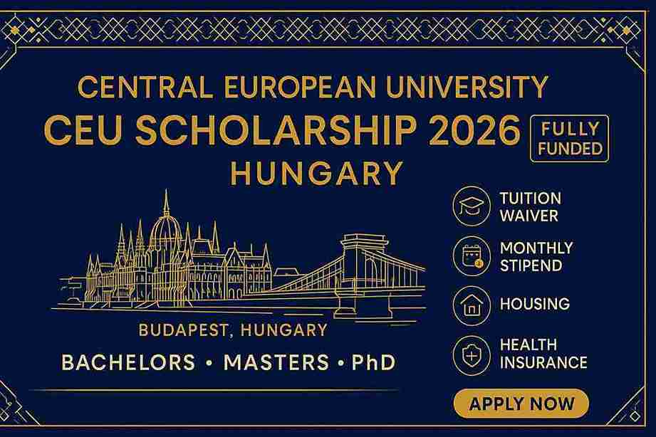 Beasiswa Central European University (CEU) 2026 di Hungaria — Fully Funded