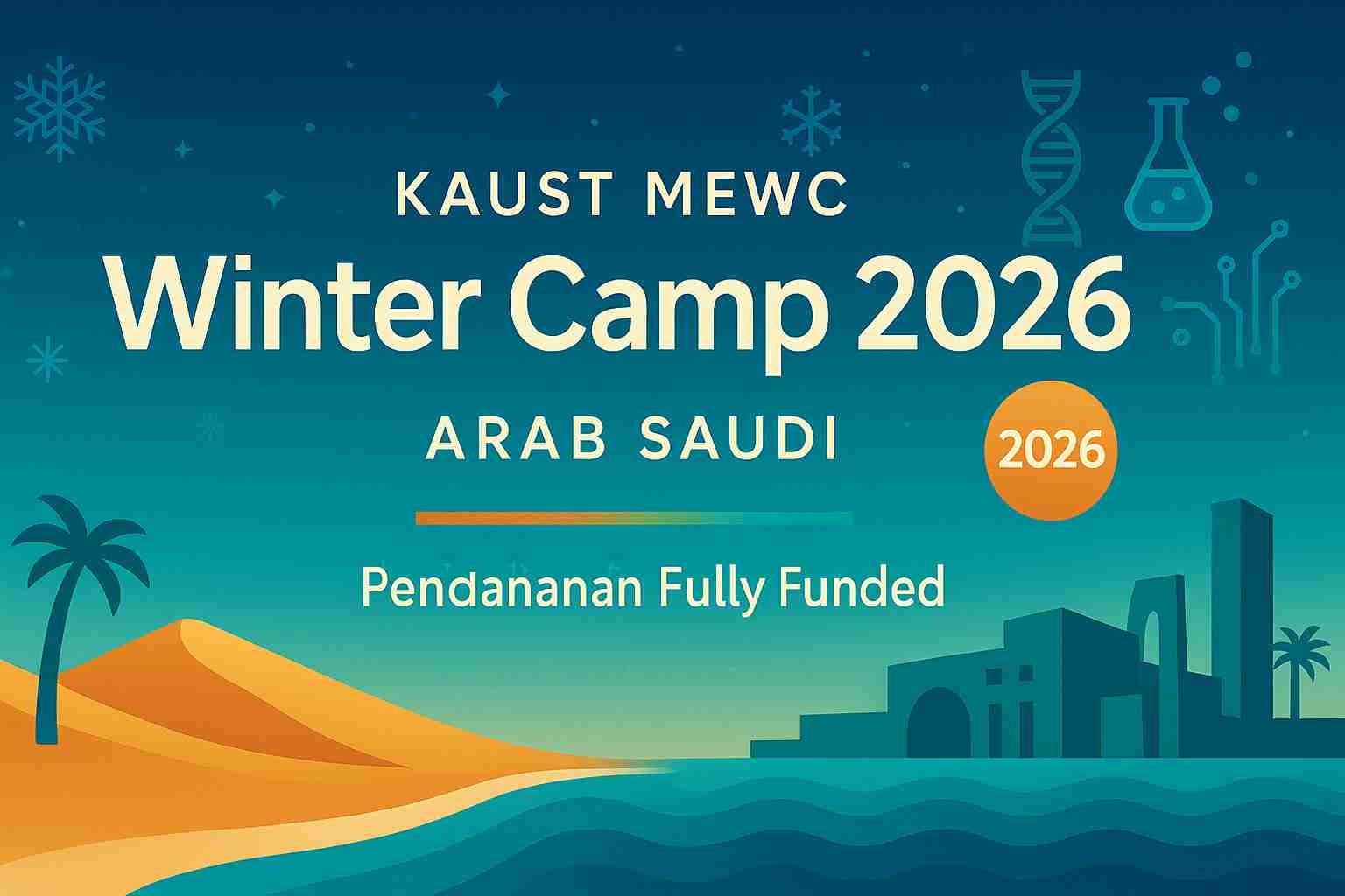 KAUST MEWC Winter Camp 2026, Arab Saudi (Fully Funded)