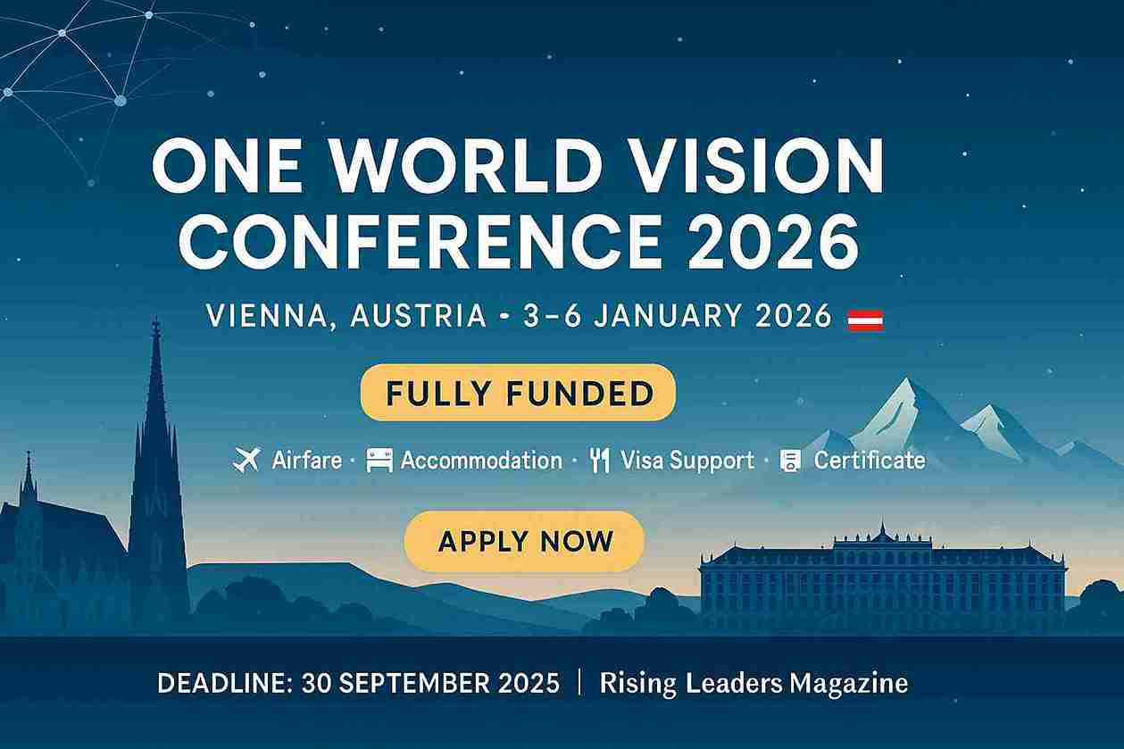 One World Vision Conference 2026 di Austria (Fully Funded)