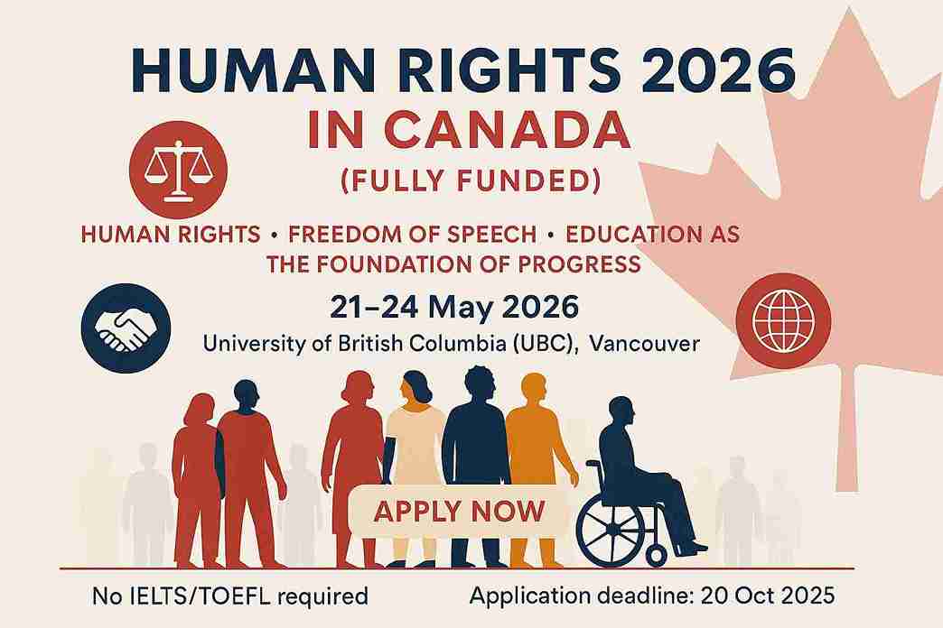 Human Rights Summit 2026 di Kanada (Fully Funded)
