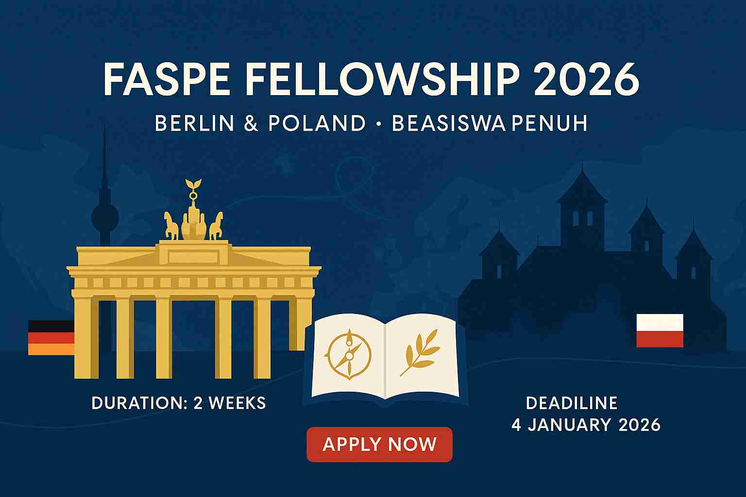 FASPE Fellowship 2026 di Berlin dan Polandia (Beasiswa Penuh)