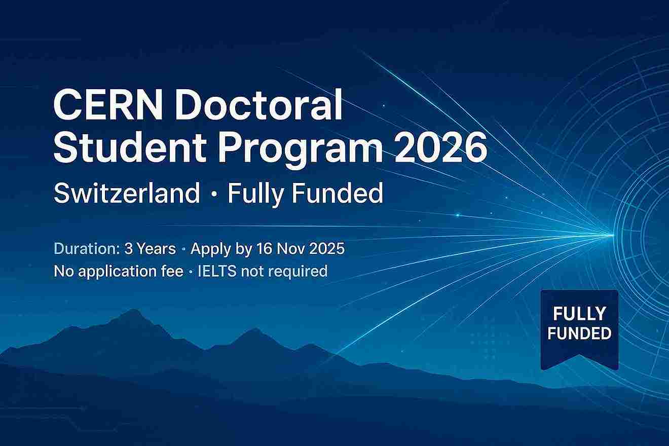 Program Doktoral CERN 2026 di Swiss (Fully Funded)