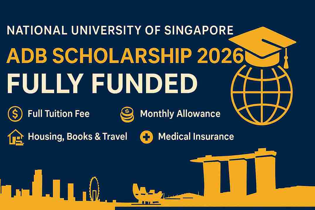 National University of Singapore (NUS) – ADB Scholarship 2026 (Fully Funded)