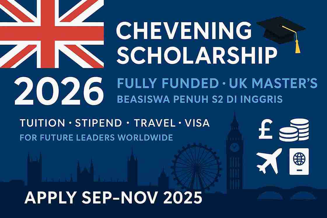 Panduan Komprehensif Chevening Scholarship 2026 di Inggris (Fully Funded)
